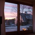kveldsutsikt fra sofaen